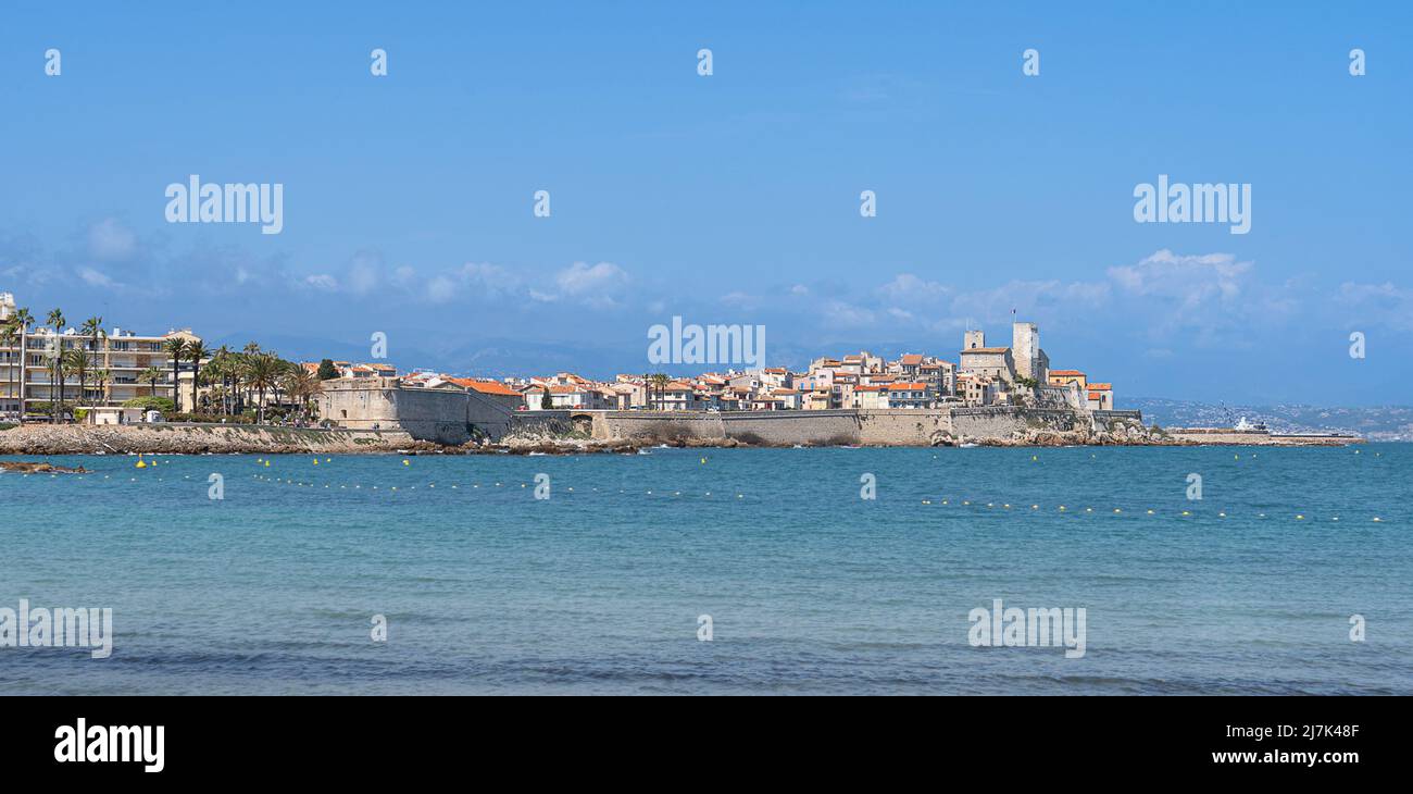 Antibes on the Cote d'Azur Stock Photo