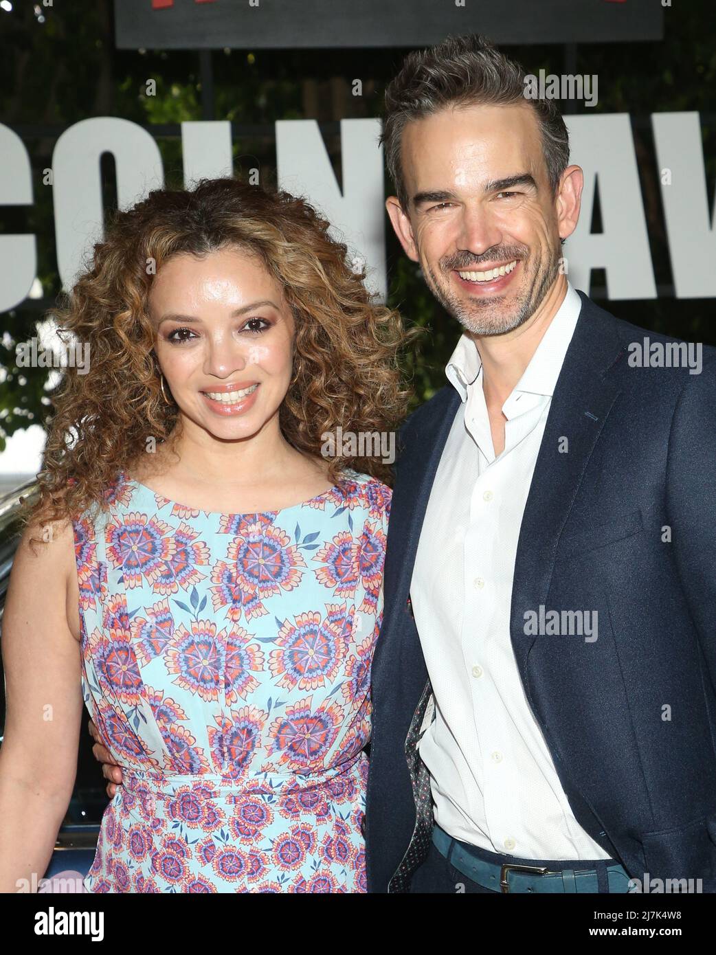 9 May 2022 - West Hollywood, California - Anel Lopez Gorham, Christopher  Gorham. The Netflix Premiere of The