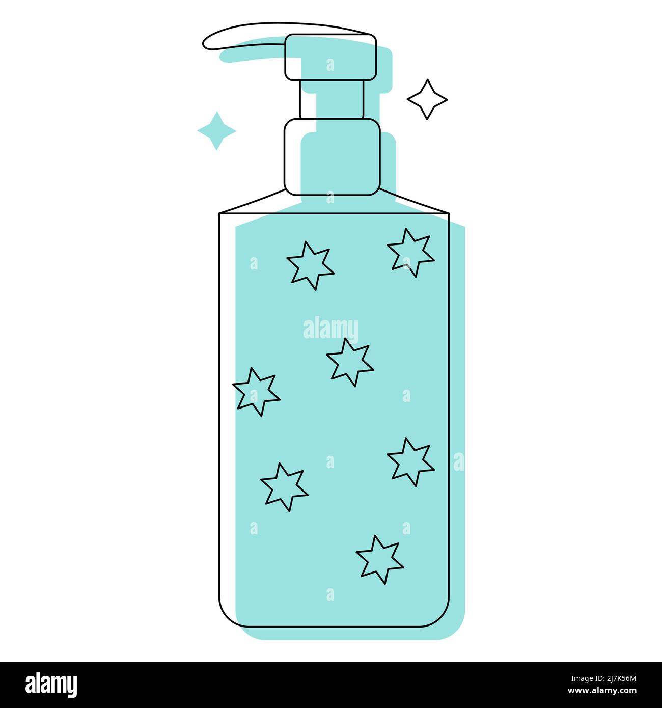 detergent icon isolated on white background. Flat vector illustration ...