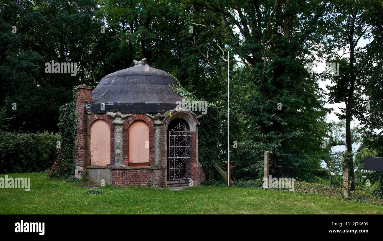 Arendsee Altmark gustav-nagel-areal 87768 sogenannte Kurhalle 1930-31 rechts der Arendsee Stock Photo