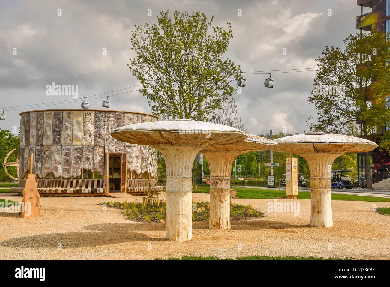 Giant mushroom sculpture hires stock photography and images Alamy