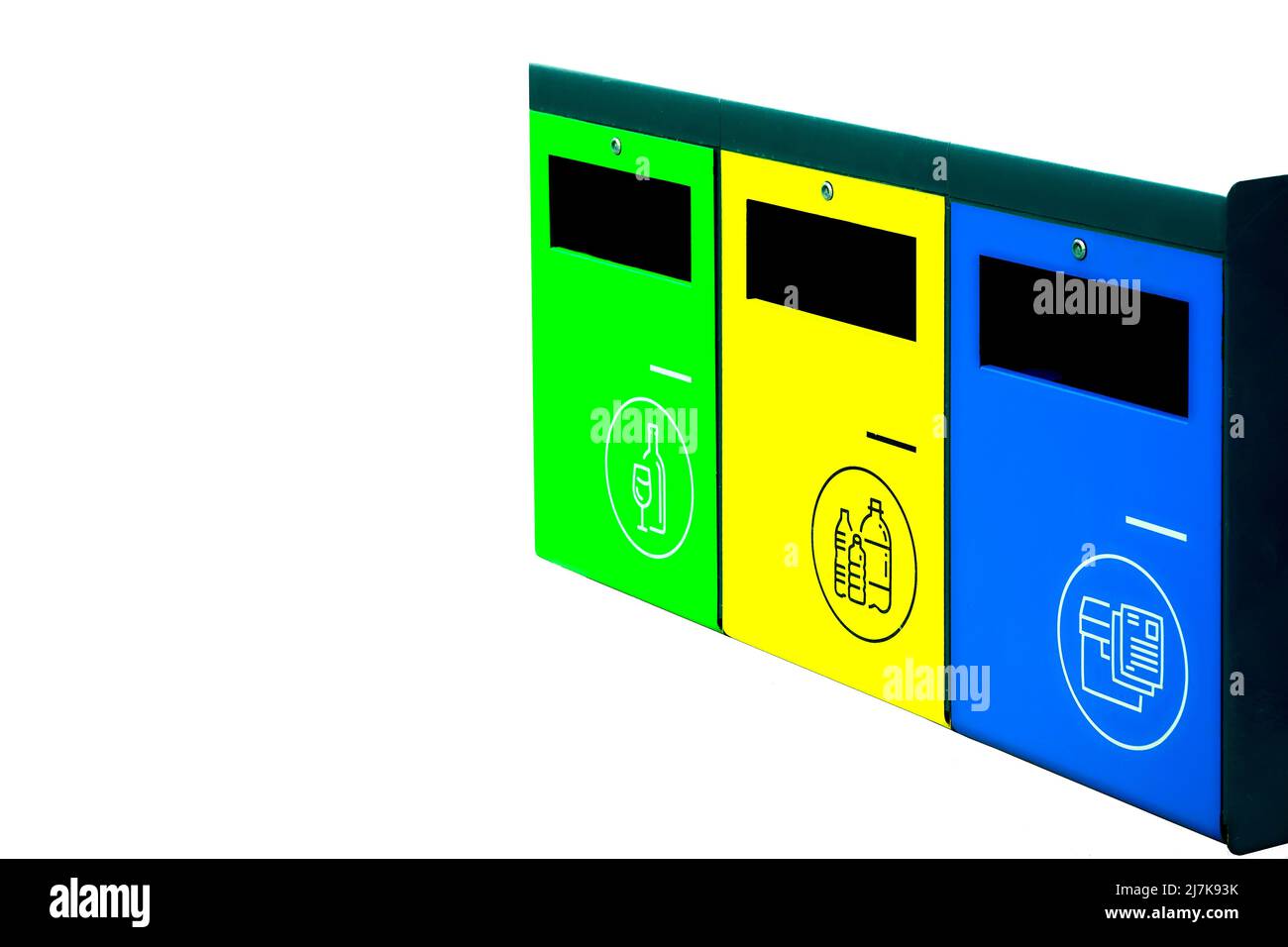 Waste containers, keep your Earth clean Stock Photo Alamy