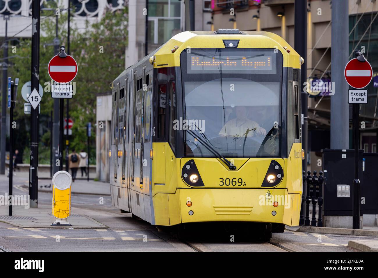 Metrolink tram, Manchester Stock Photo Alamy