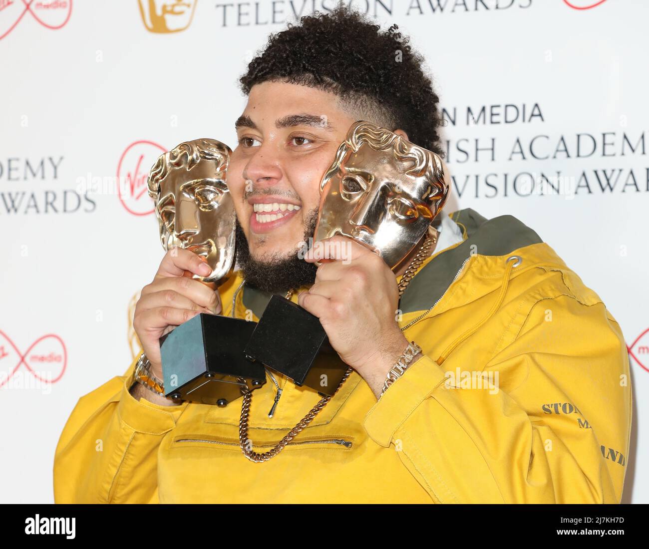 Big Zuu attends Bafta TV Awards held at Royal Festival Hall in London