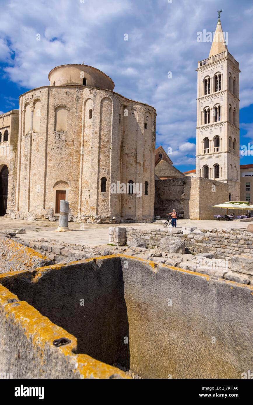 The Church of St. Donatus in Zadar, Croatia Stock Photo