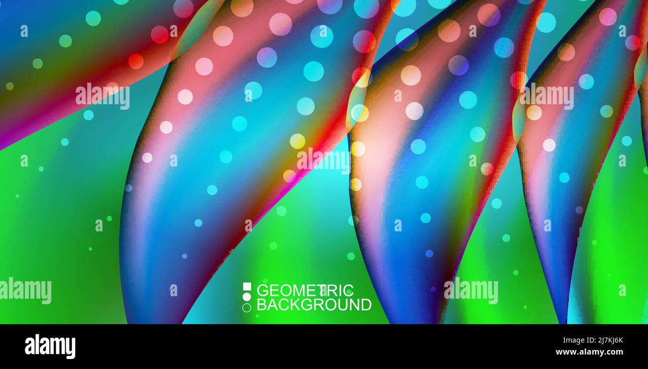 Colorful geometric vector unique pattern background Stock Vector