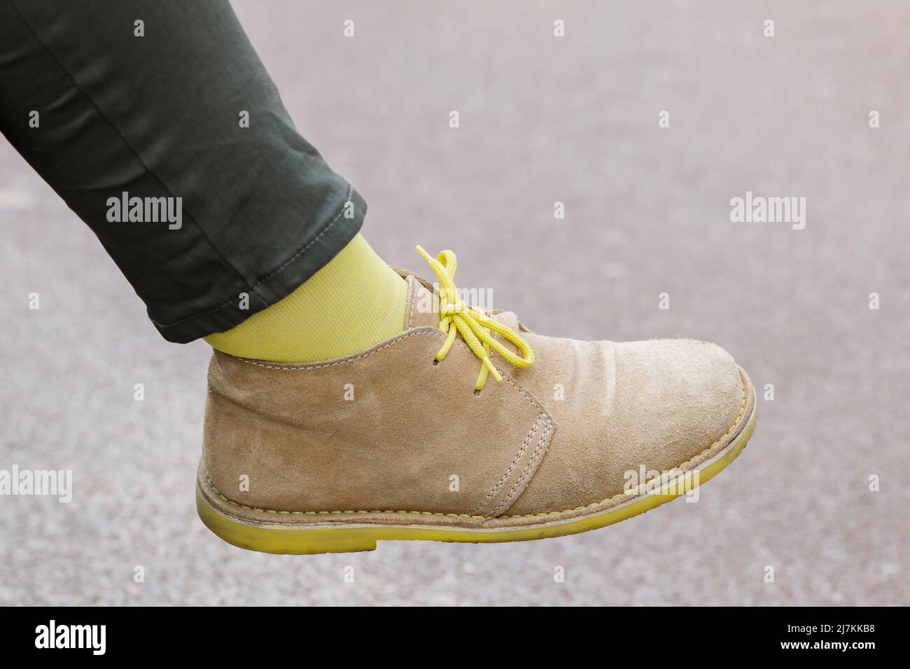 Suede pants hi-res stock photography and images - Alamy