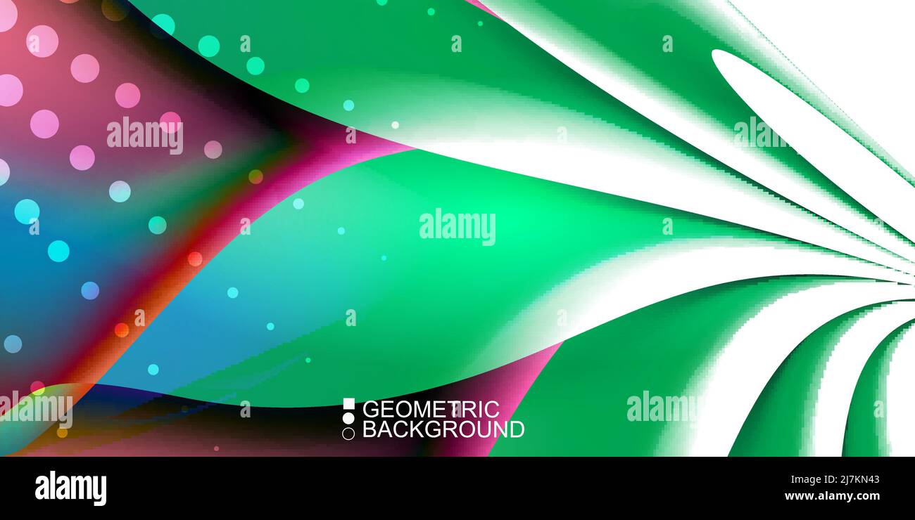 Colorful geometric vector unique pattern background Stock Vector