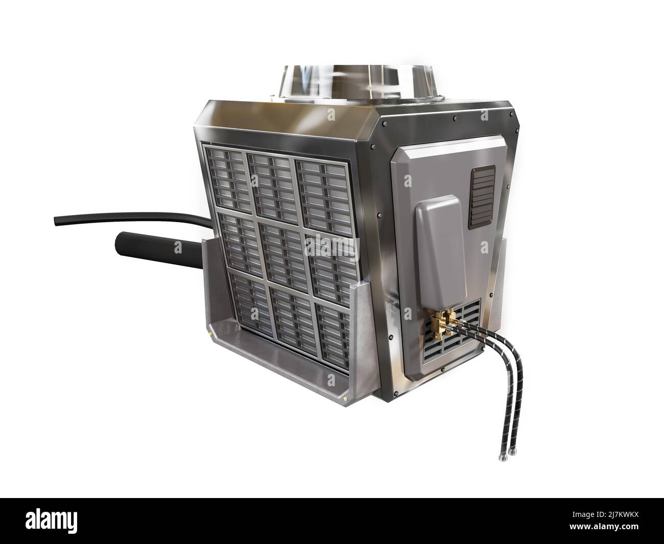 3D rendering of air conditioning unit on white Stock Photo - Alamy