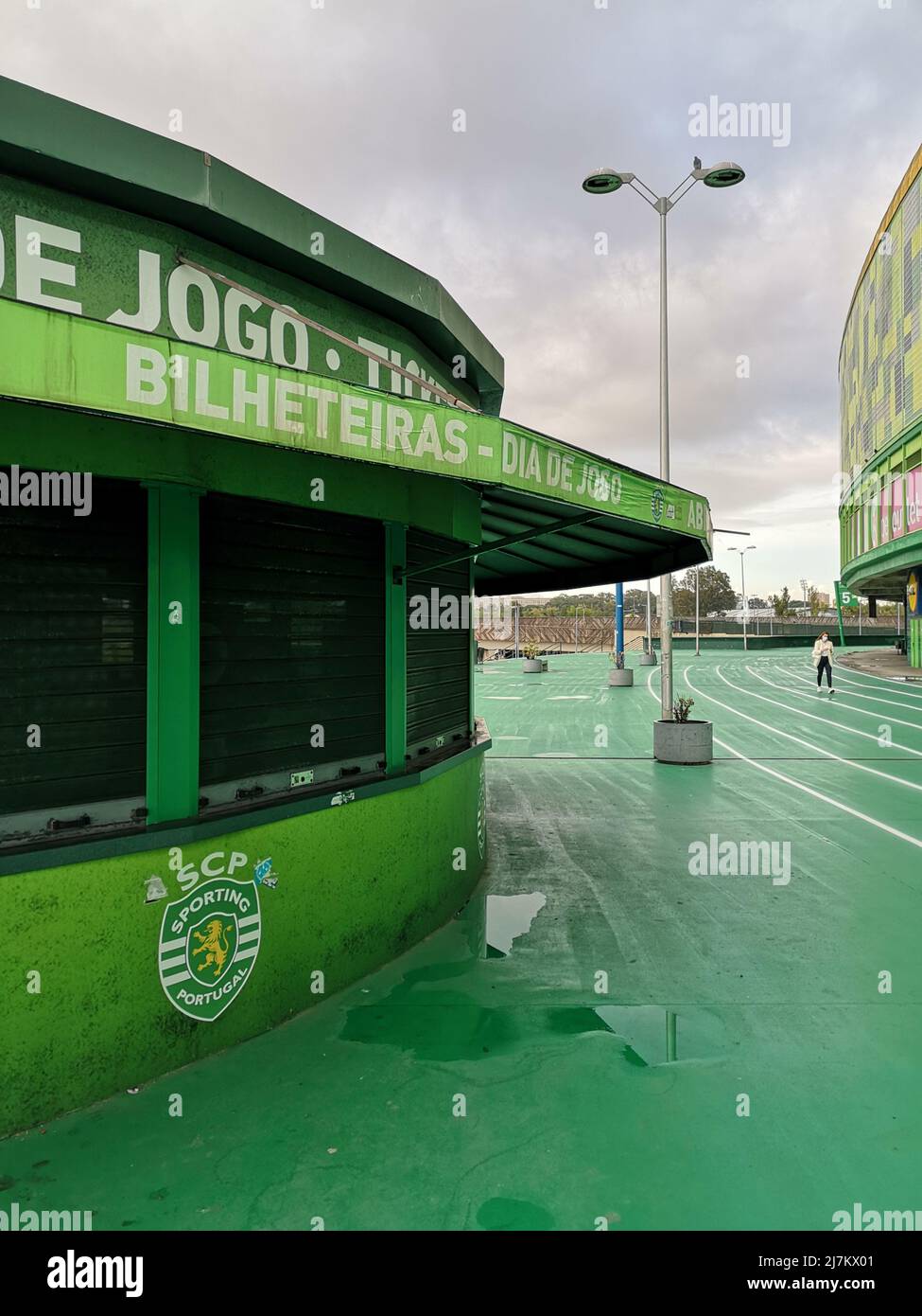 Stadion, Lissabon, Portugal Stock Photo