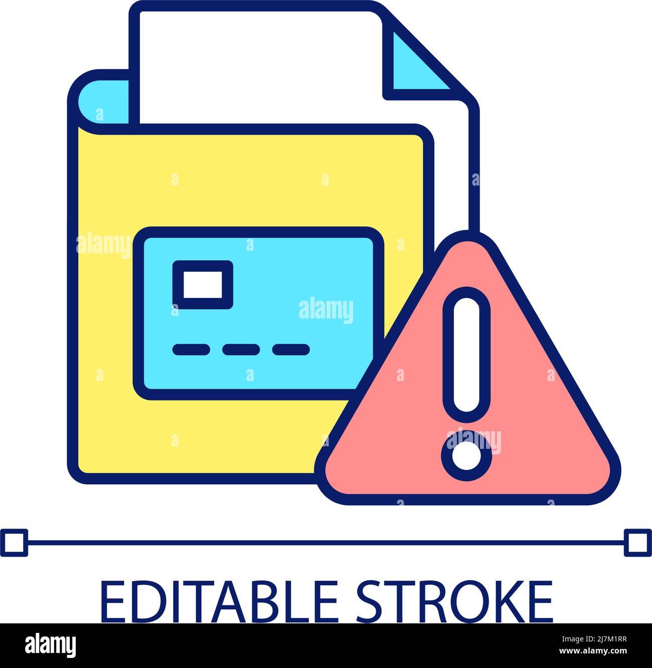 Electronic data issue RGB color icon Stock Vector Image & Art - Alamy