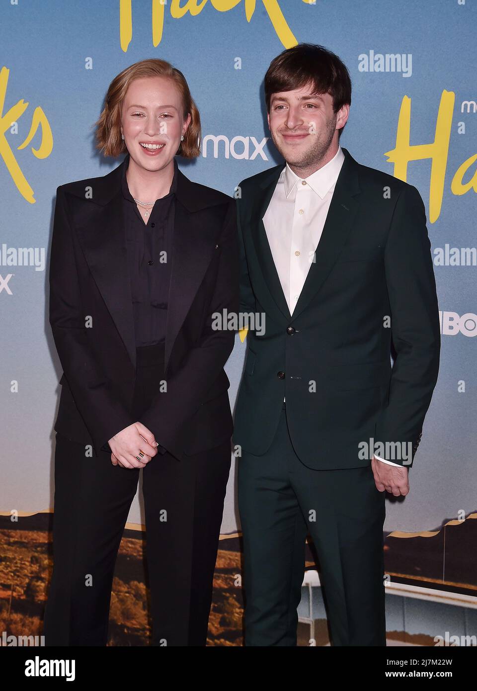 LOS ANGELES, CA MAY 09 )LR) Hannah Einbinder and Alex Edelman
