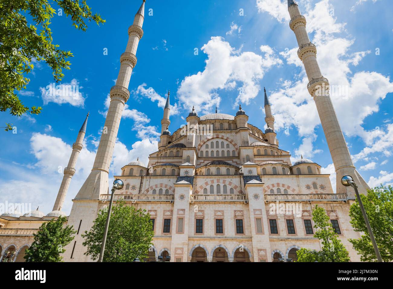 Mosque Adamar Sabancı Merkez Camii (English: Sabancı Central Mosque) in Adana, Turkey ...