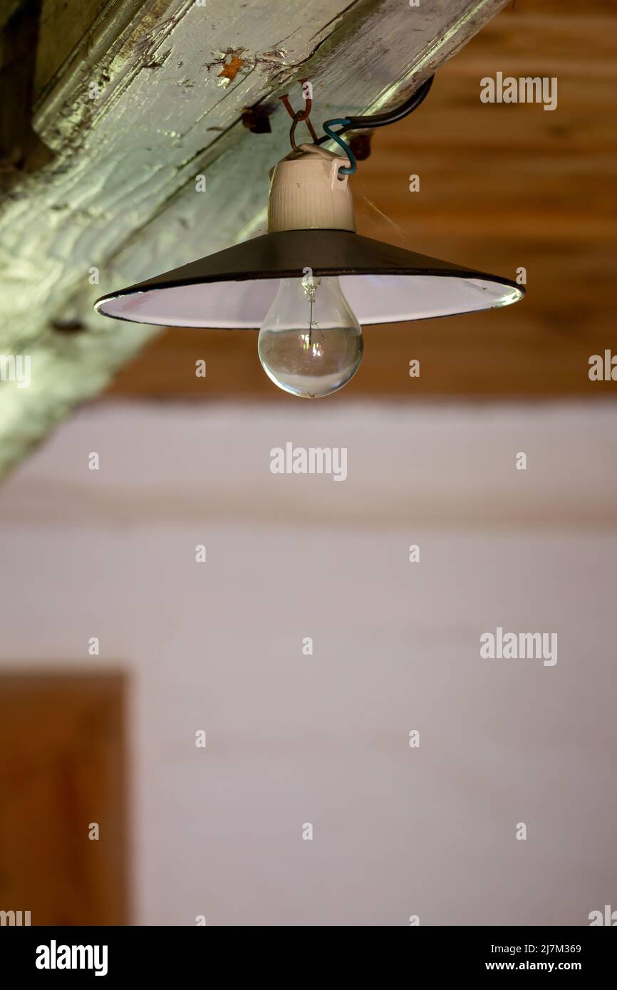 Old ceiling light hi-res stock photography and images - Alamy