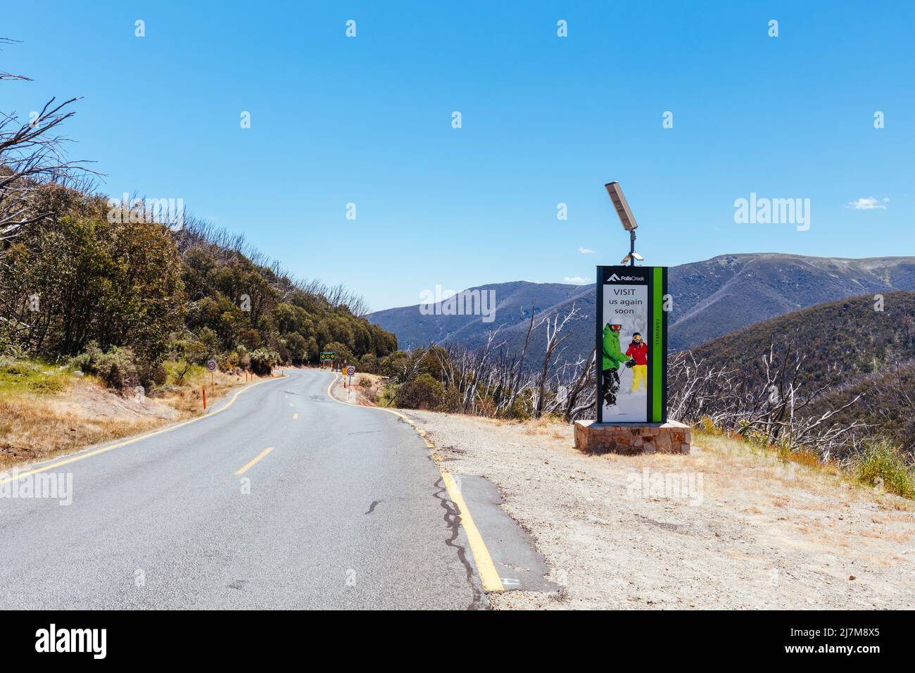 Falls Creek Village in Summer in Australia Stock Photo Alamy