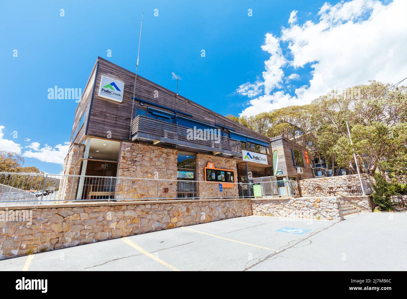 Falls Creek Village in Summer in Australia Stock Photo Alamy