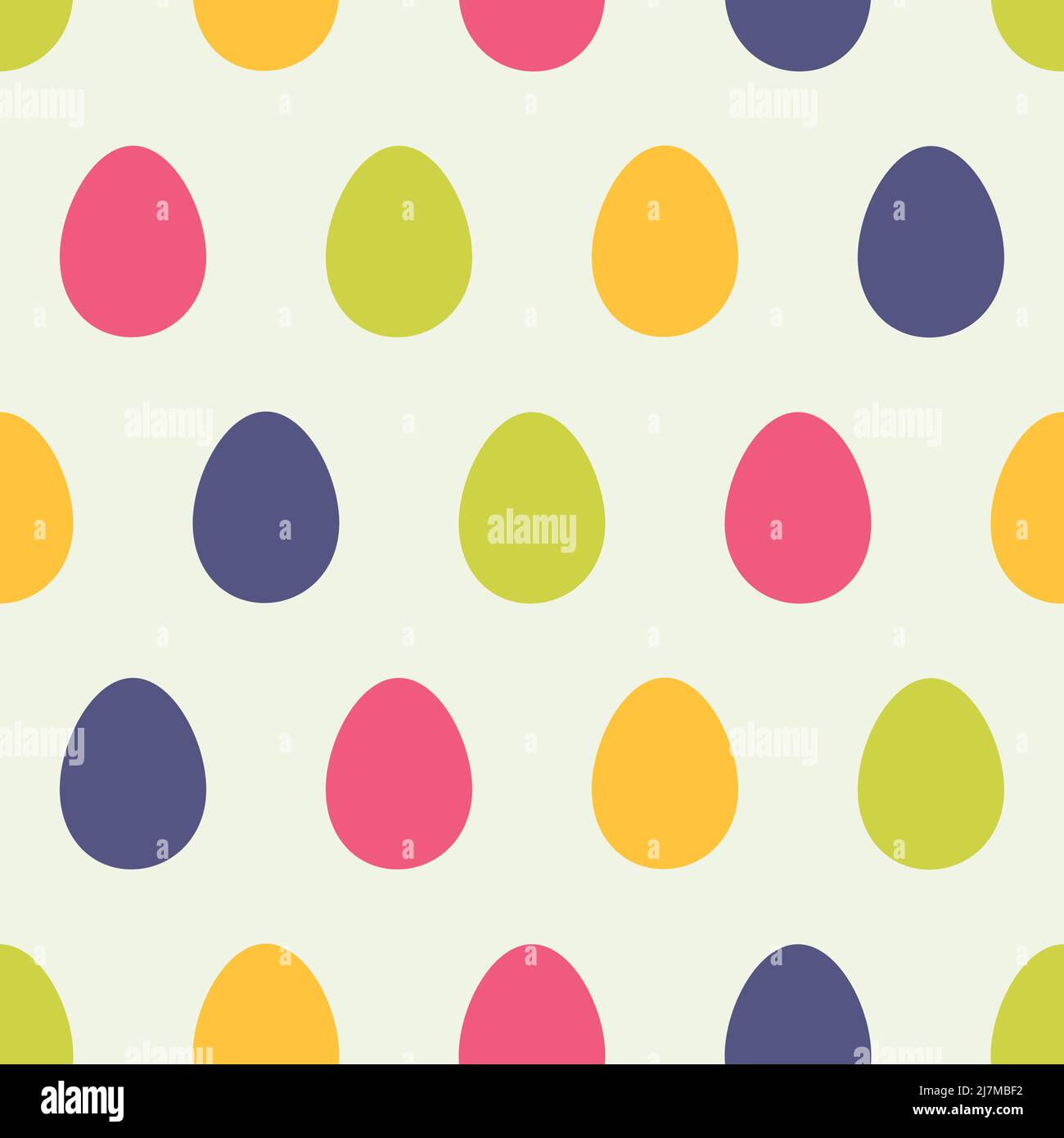 Easter eggs colorful seamless pattern. Vector illustration Stock Vector ...