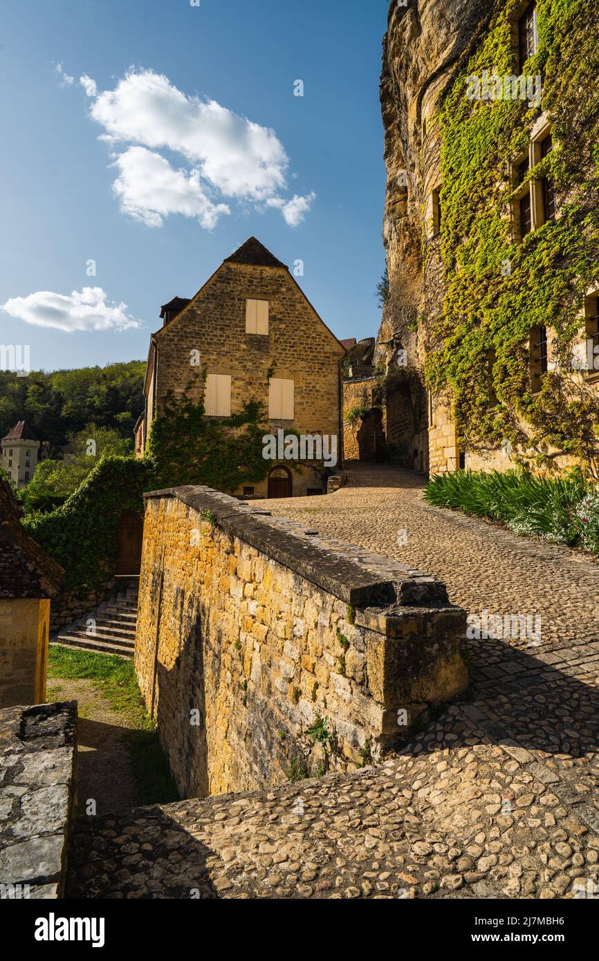The streets of Fort de La RoqueGageac in La RoqueGageac near Verzac
