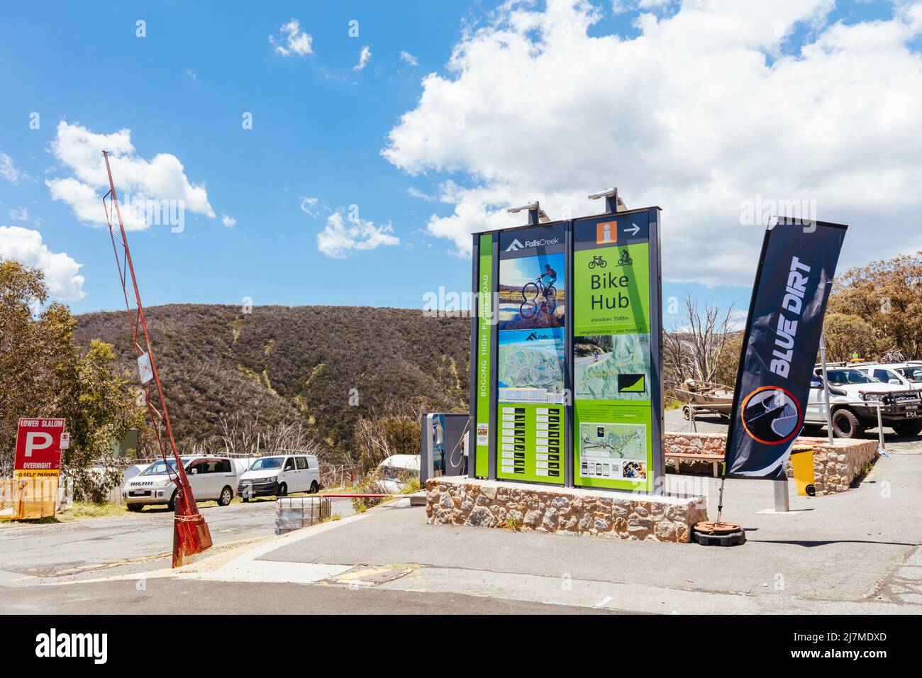Falls Creek Village in Summer in Australia Stock Photo Alamy