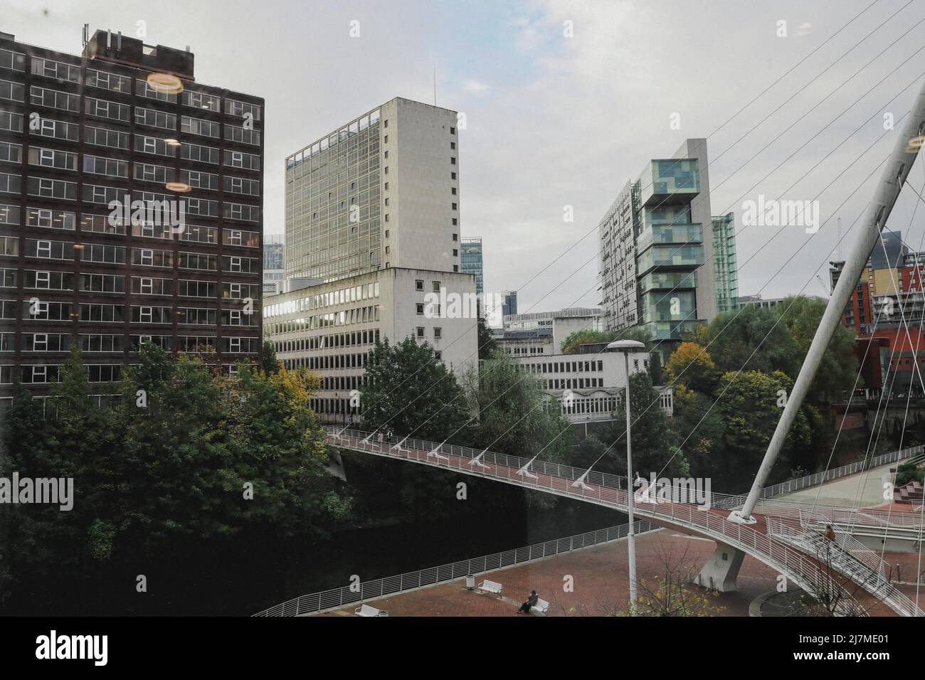Trinity Bridge, Manchester, UK Stock Photo