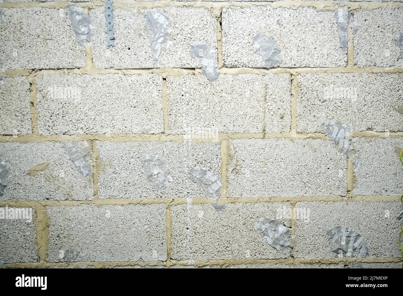 Block brick wall Stock Photo Alamy