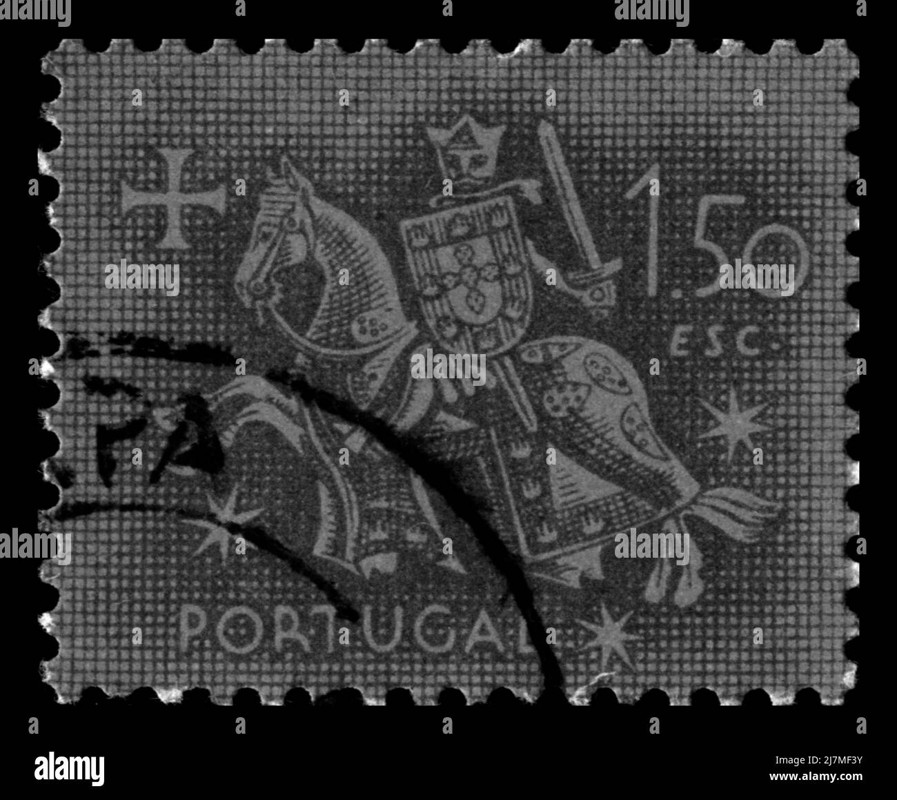 Stamp print in Portugal Stock Photo Alamy