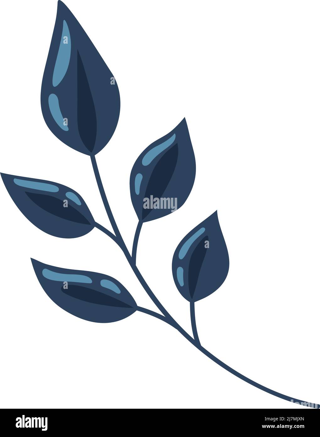 branch with leafs nature icon Stock Vector Image & Art - Alamy