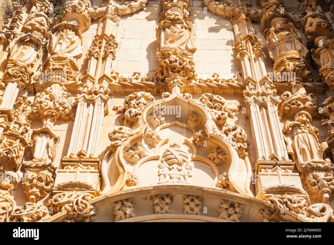 entrance gate of the monastery of the monastery castle in Tomar ...