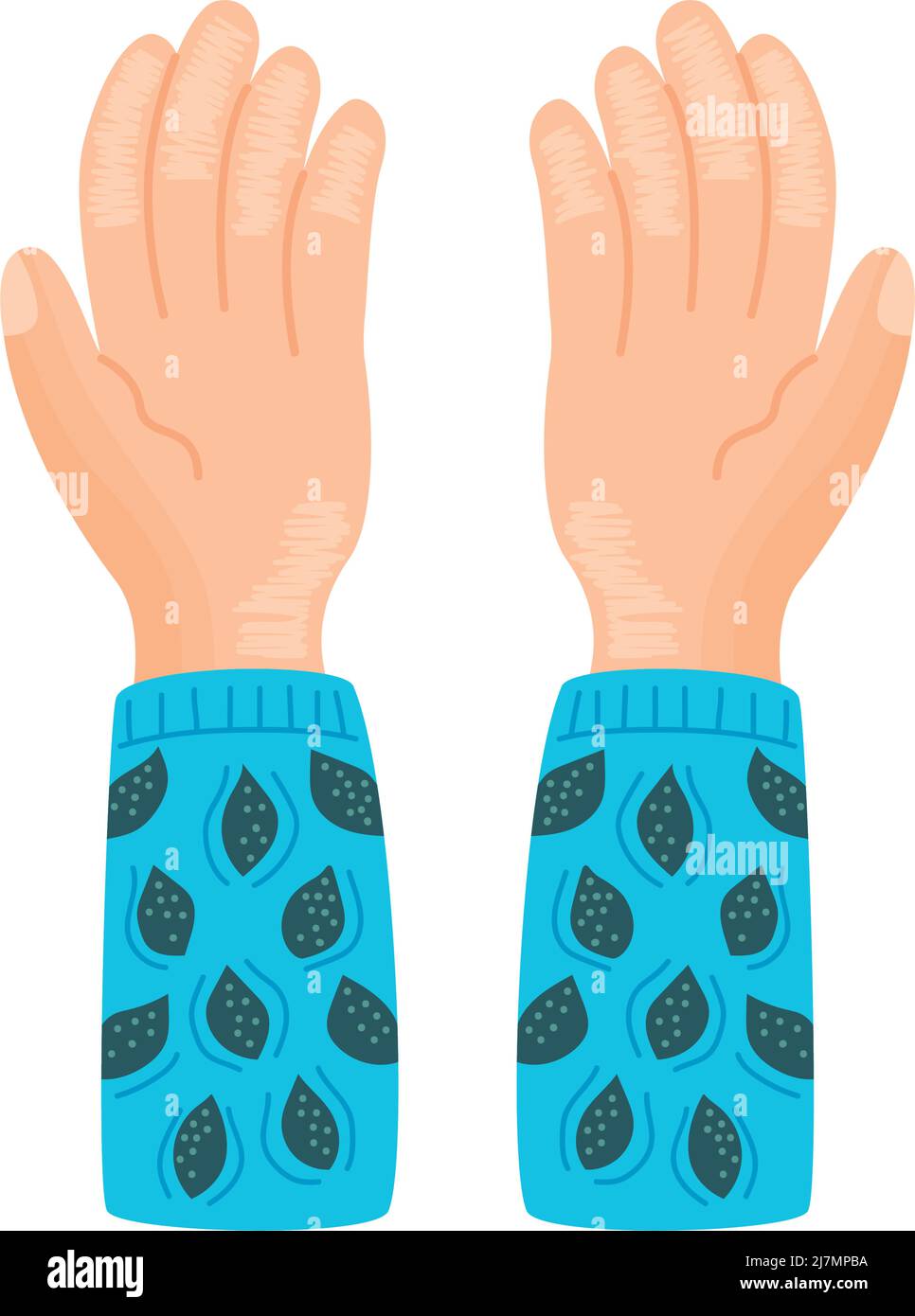ecology hands with leafs icon Stock Vector Image & Art - Alamy