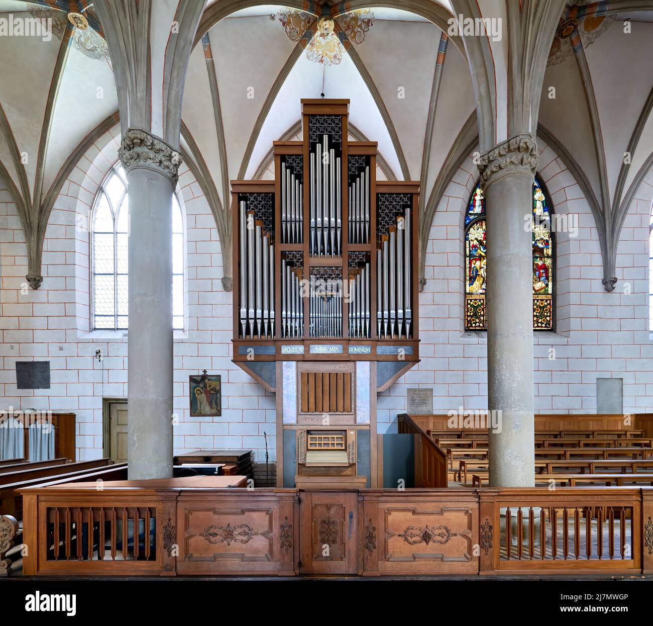 Germany Bavaria Romantic Road. Augsburg. Augsburger Dom Cathedral Stock Photo