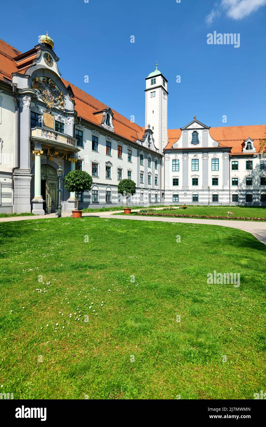 Germany Bavaria Romantic Road. Augsburg. Government Palace of Swabia Stock Photo
