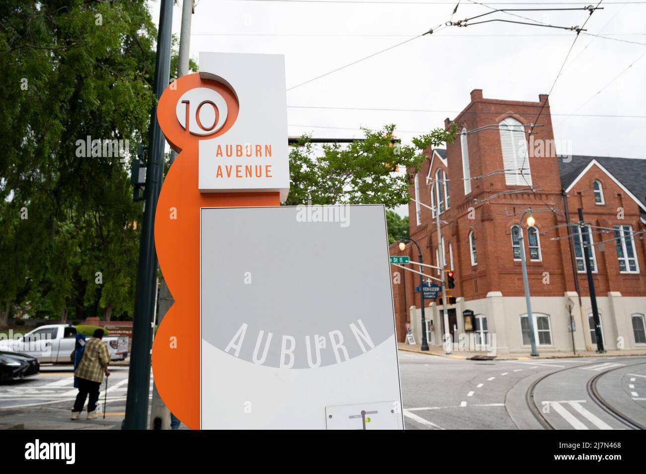 Atlanta, GA, USA. 7th May, 2022. Ebenezer Baptist Church on historic