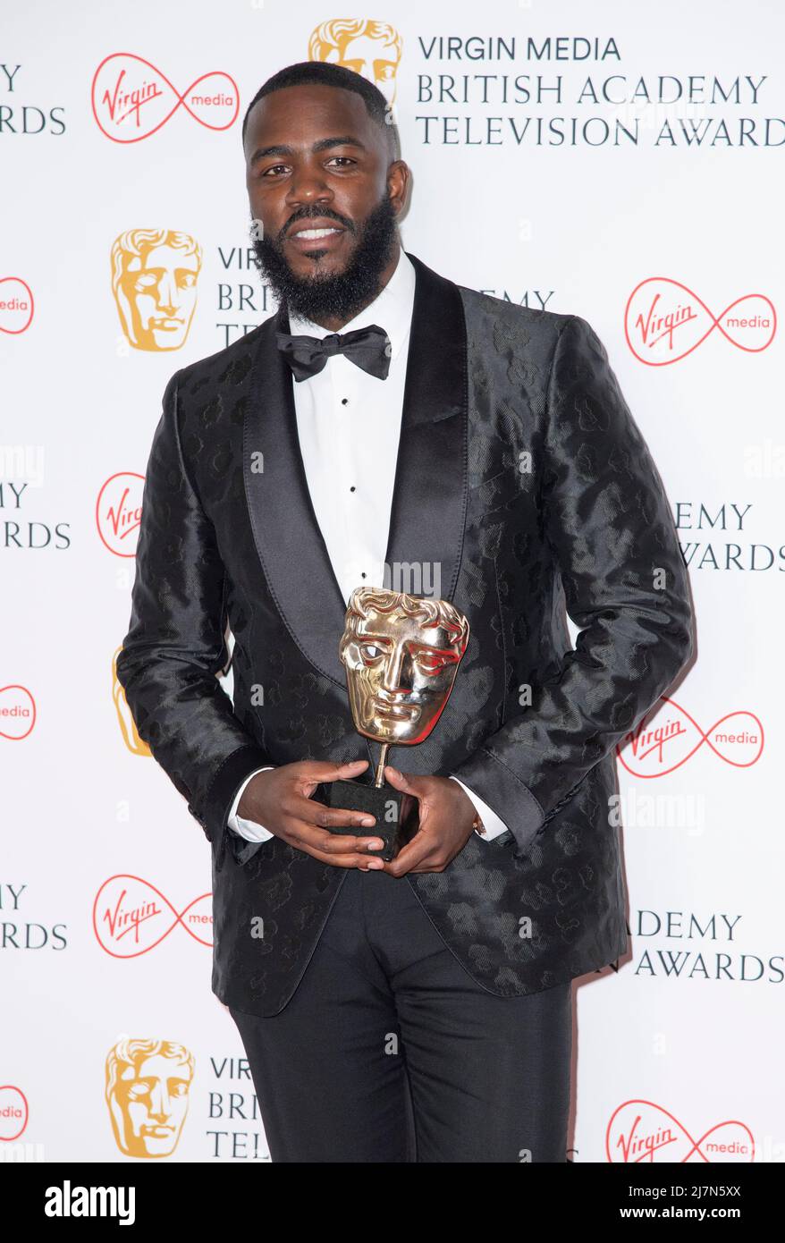 Mo Gilligan, winner of the Comedy Entertainment Programme award for "The Lateish Show With Mo