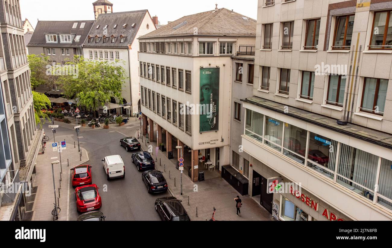 Goethe Haus and Museum, Frankfurt, Germany Stock Photo