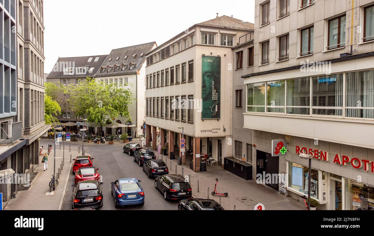 Goethe Haus and Museum, Frankfurt, Germany Stock Photo