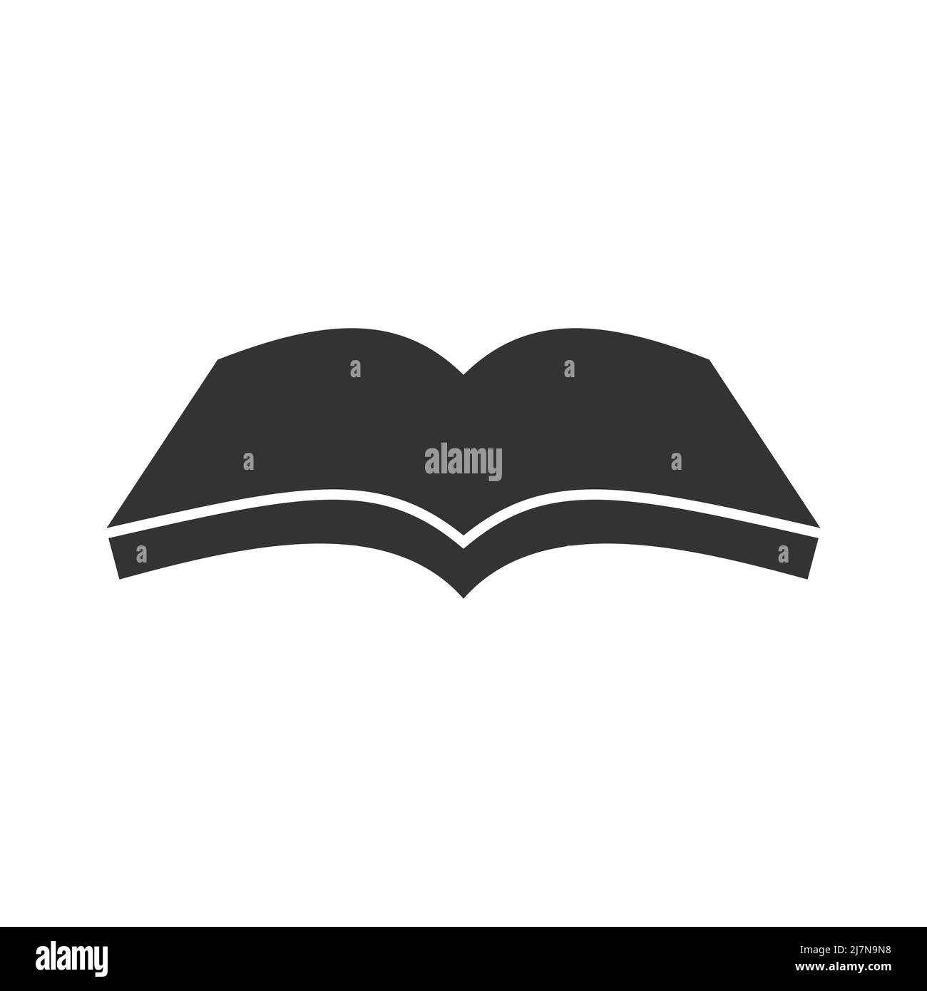 Vector image of a book, scroll and manuscript. Stock Vector