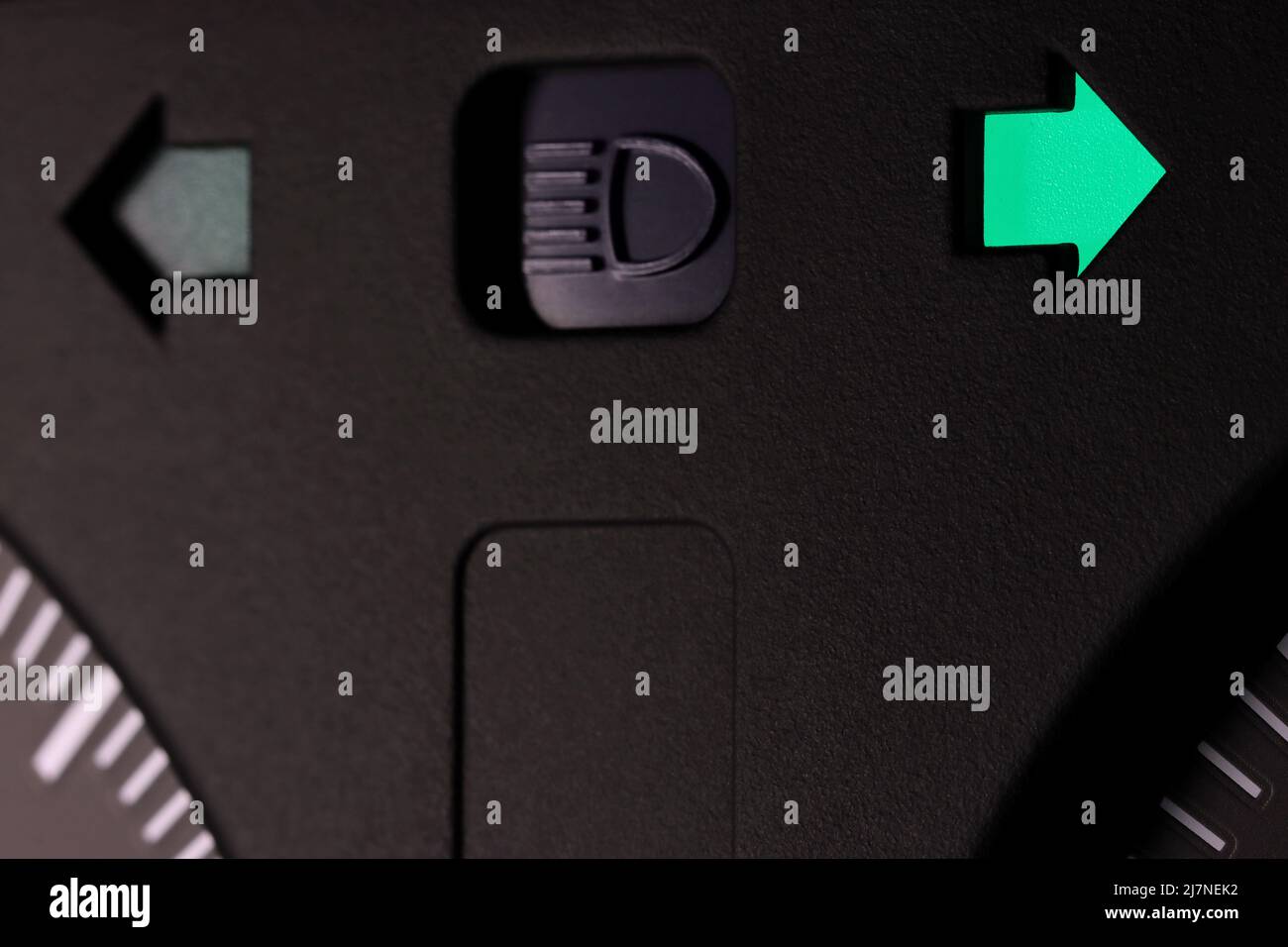 turn signal control light in car dashboard right Stock Photo Alamy