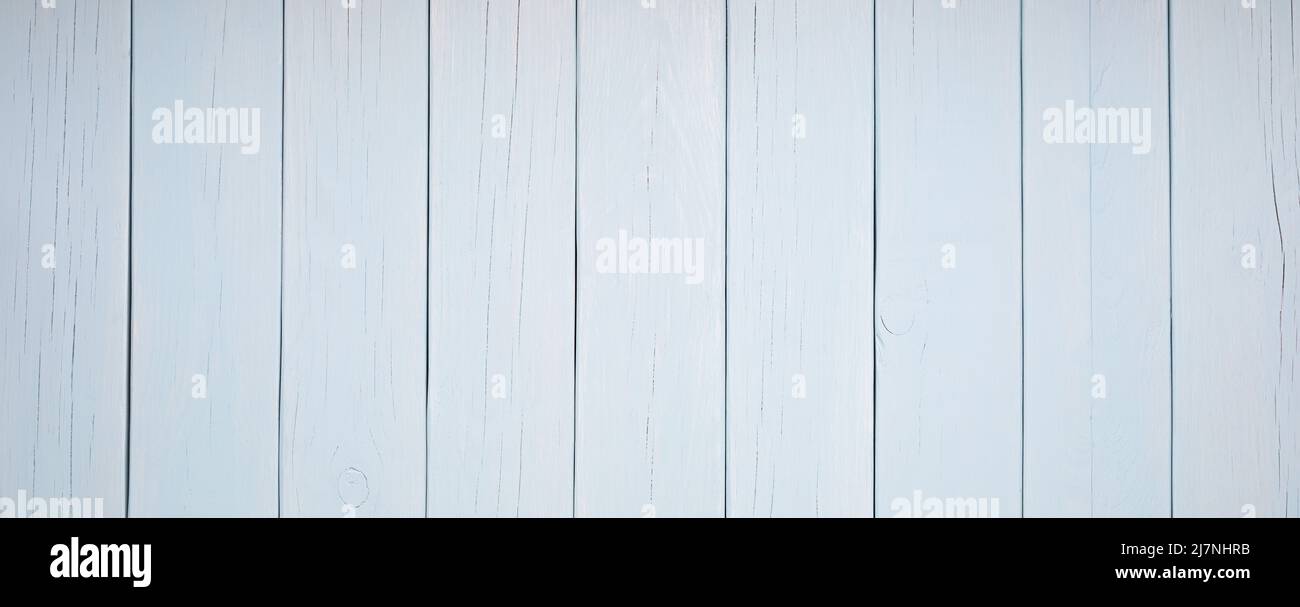 Painted blue wooden planks texture background Stock Photo