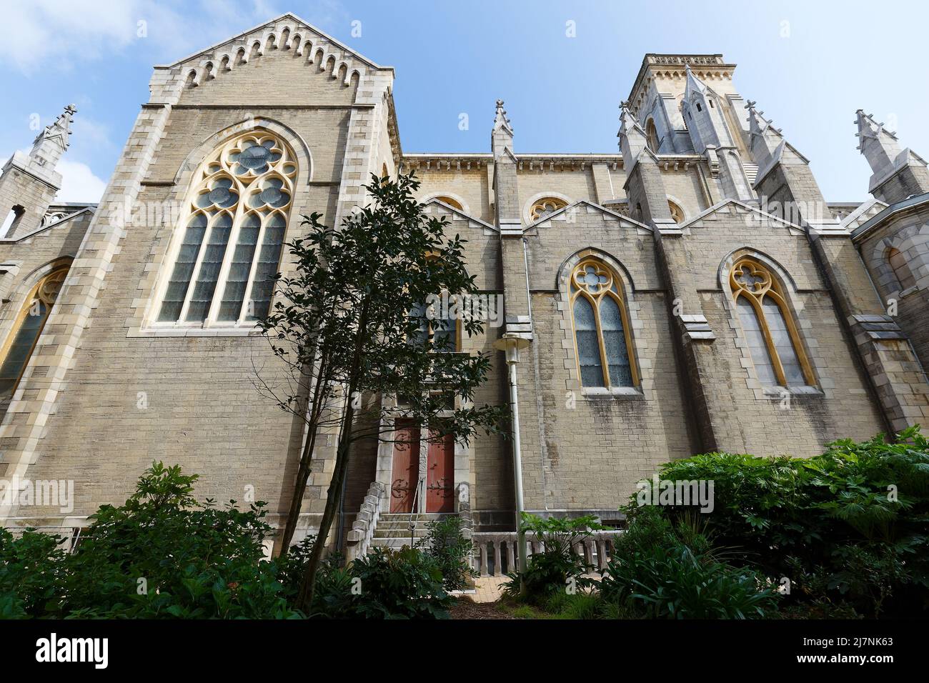 The view of church Saint Eugenie in Biarritz, France Stock Photo Alamy