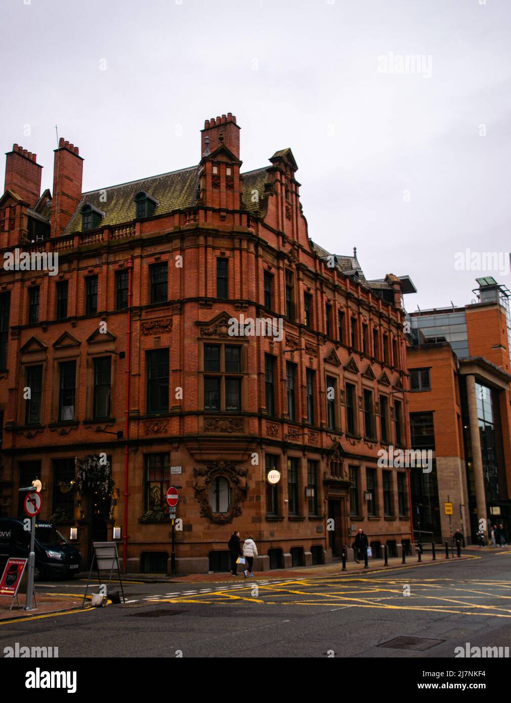 Elliot House, a Grade-II Listed Building, located in Deansgate, Manchester, Greater Manchester, United Kingdom. Stock Photo