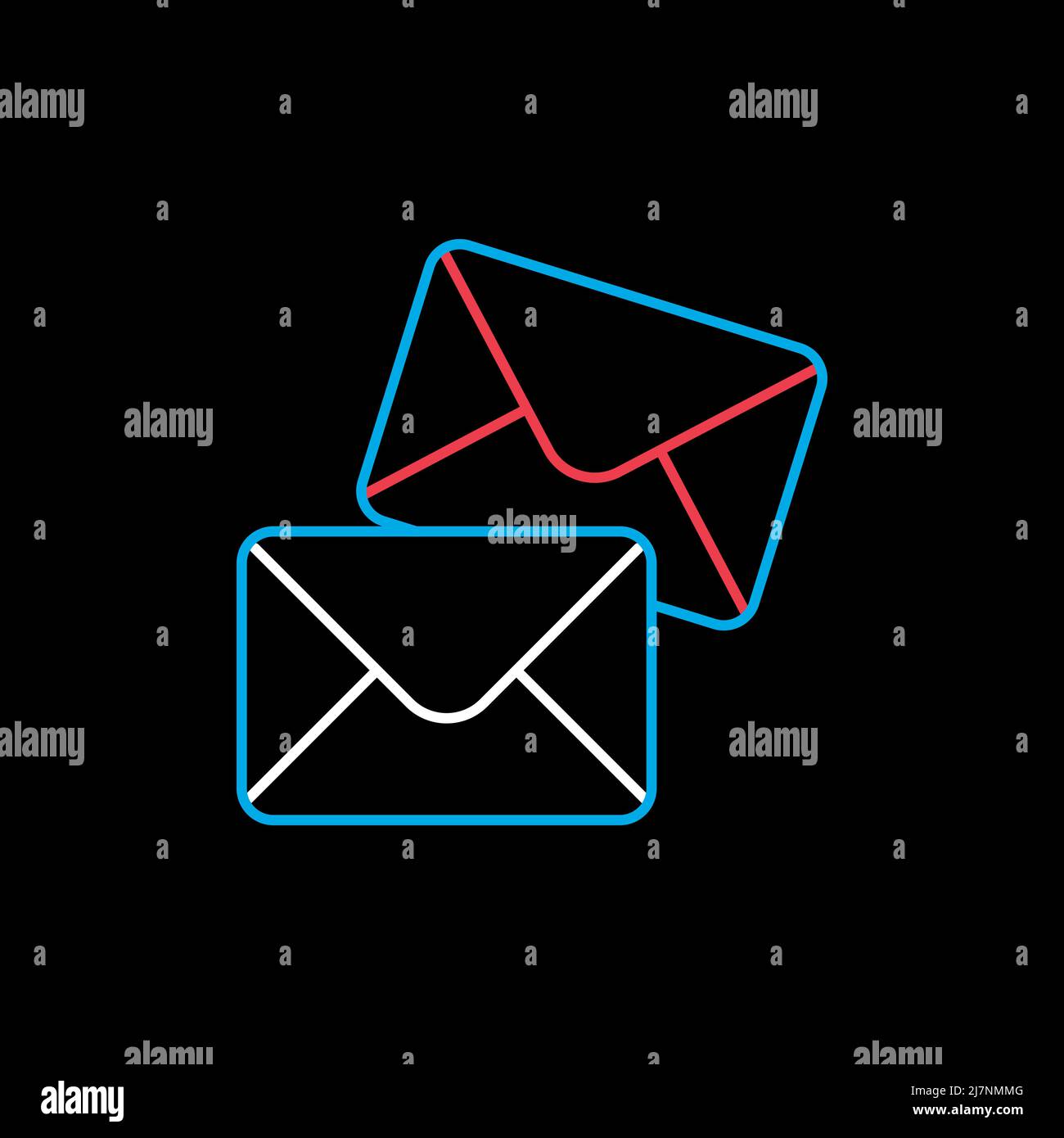 Mail outline icon. Workspace sign. Graph symbol for your web site ...