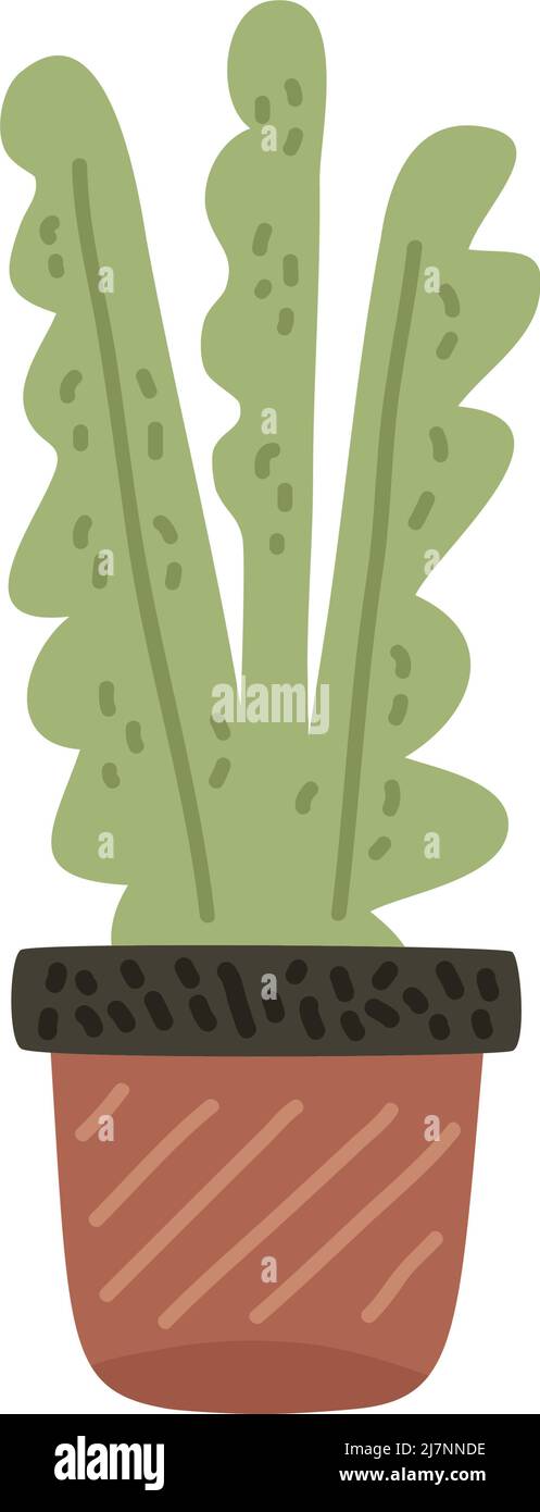 houseplant in pot nature icon Stock Vector Image & Art - Alamy