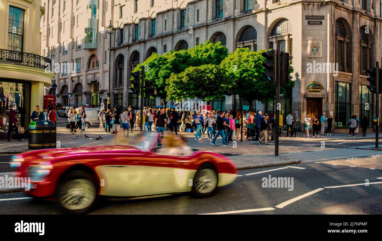 Sports car in London Stock Photo Alamy