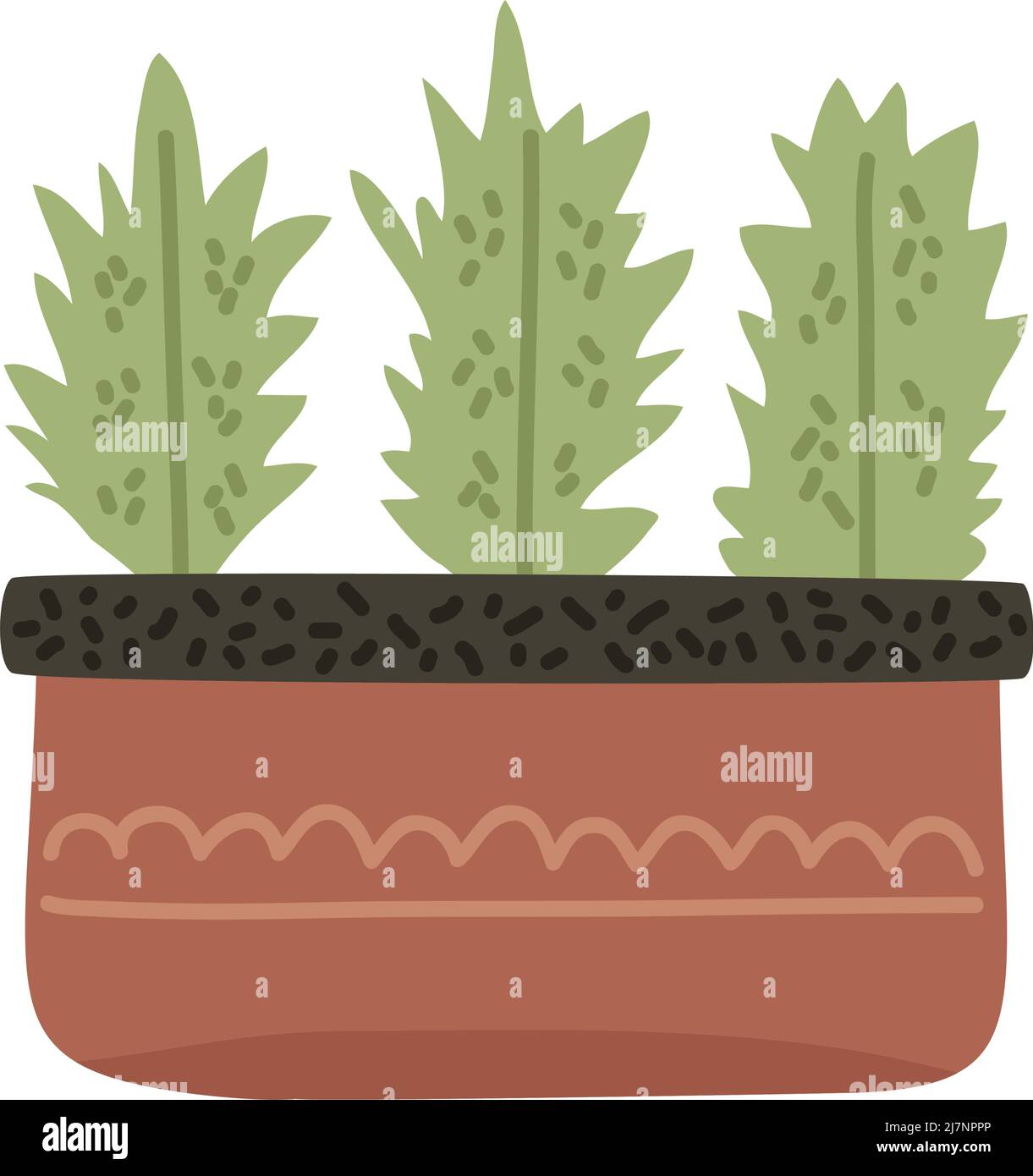 houseplant with plants nature icon Stock Vector Image & Art - Alamy