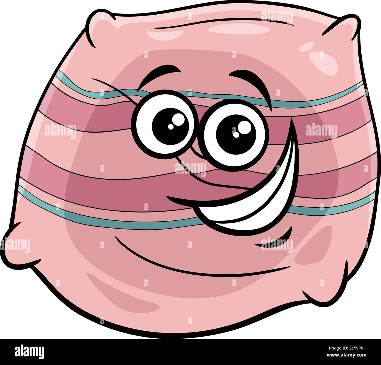 https://c8.alamy.com/comp/2J7NPRH/cartoon-illustration-of-pillow-object-clip-art-comic-character-2J7NPRH.jpg