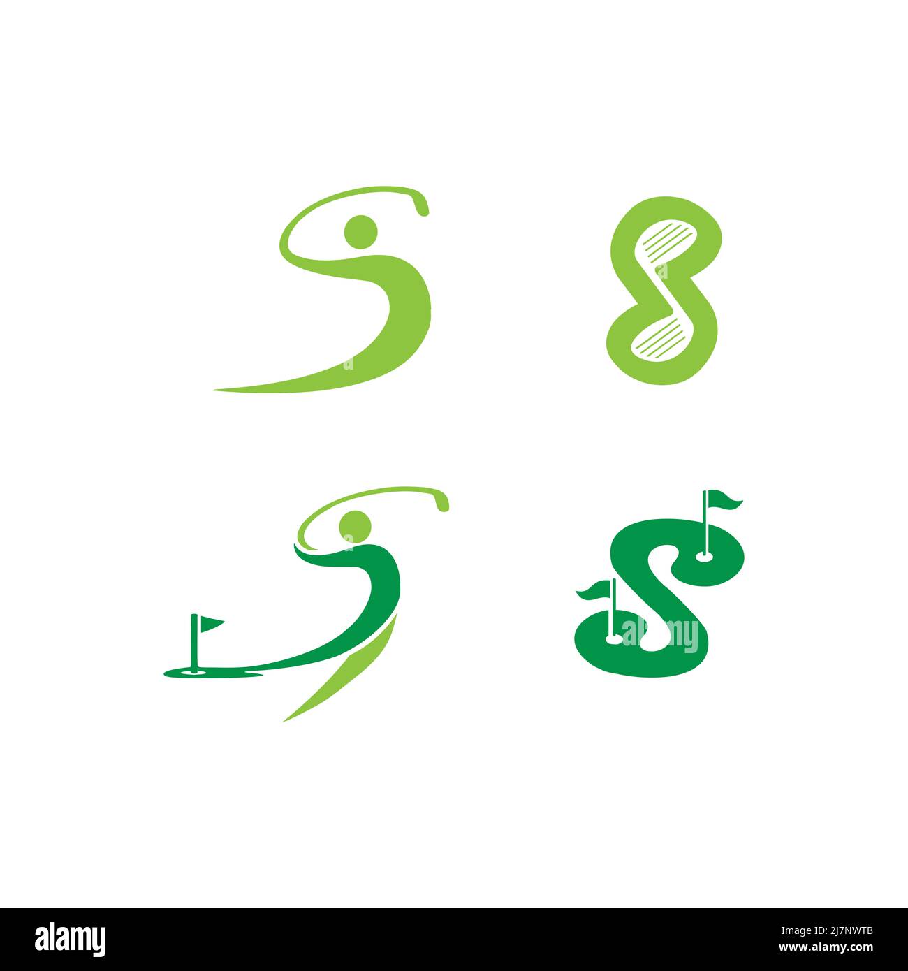 swing golf logo Stock Photo - Alamy