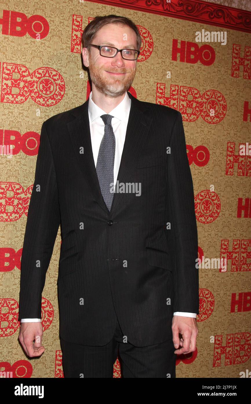 LOS ANGELES - JAN 12: Stephen Merchant at the HBO 2014 Golden Globe