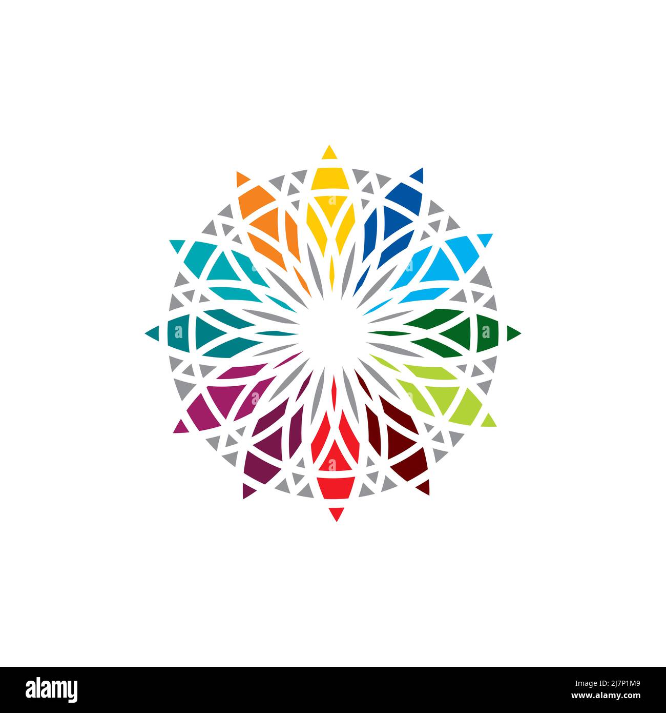 Mandala vector illustration design ornamen. Stock Photo