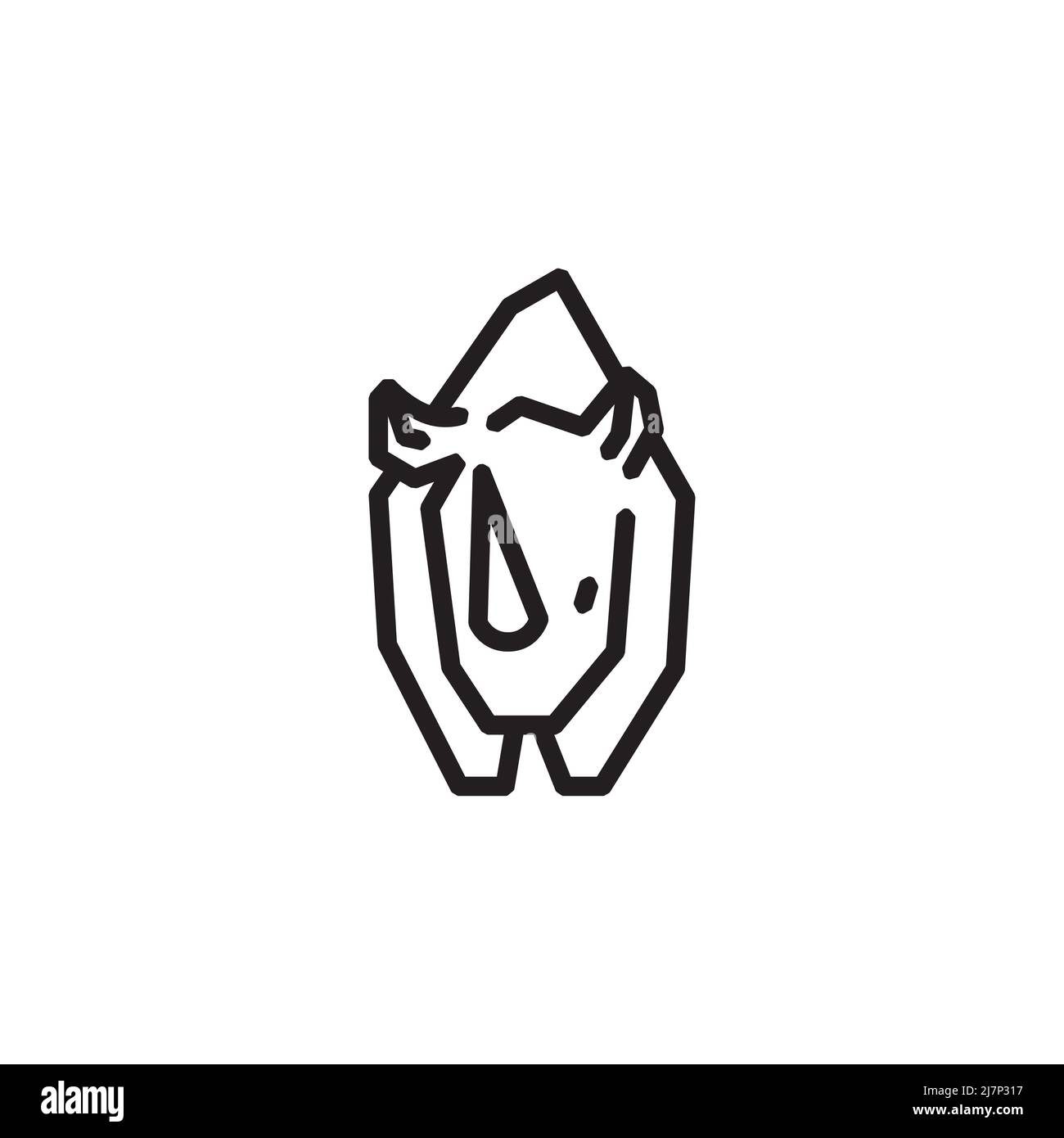 Minimalist Logo, RR Initials – Elegant Quill