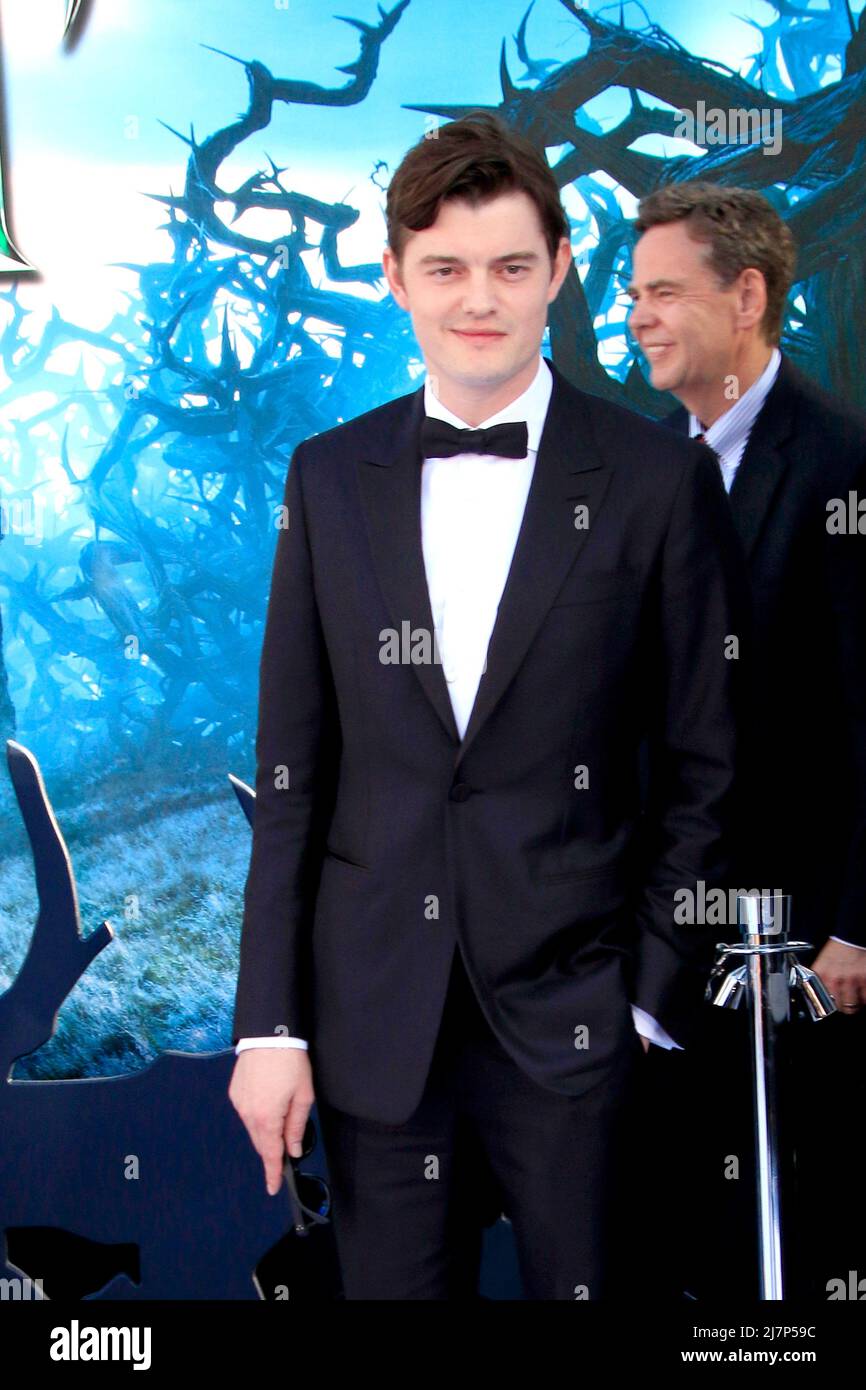LOS ANGELES - MAY 28:  Sam Riley at the 'Maleficent' World Premiere at El Capitan Theater on May 28, 2014 in Los Angeles, CA Stock Photo